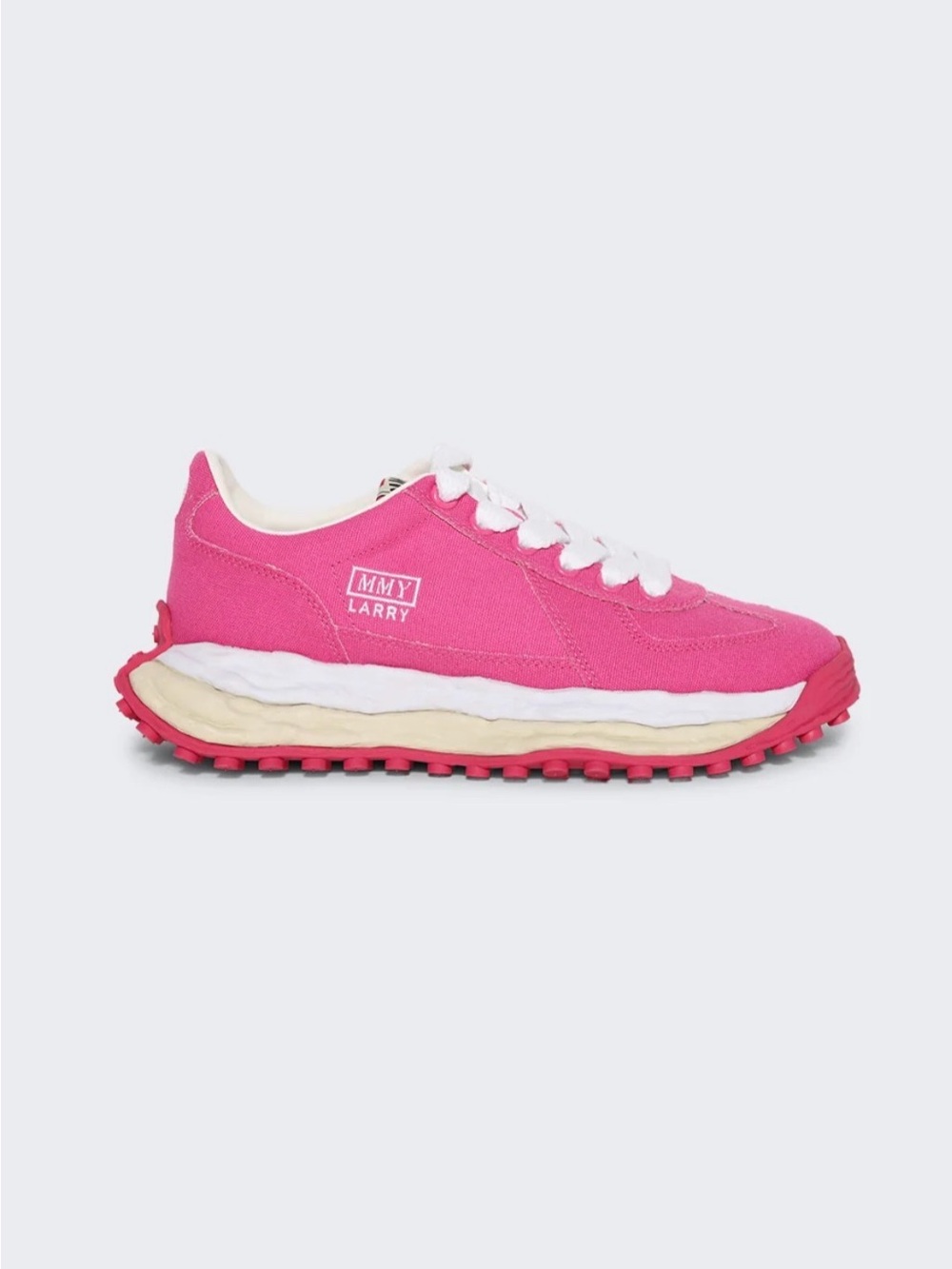 Maison Mihara Yasuhiro Larry OG Sole Canvas Sneakers Pink EU 41 US 8.5-9 MMY